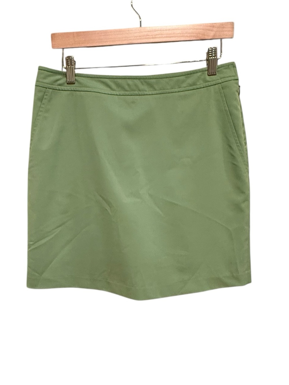 Fairway & Greene Olive Green Straight Mini Golf Skirt - Size 6
